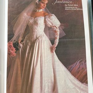 White Fink Wedding Dress size 2/4